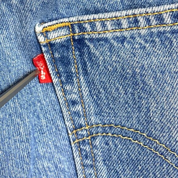 Levis Vintage 501XX Original Fit Button-Fly Jeans 36 x 30  Blue Denim - Picture 7 of 14